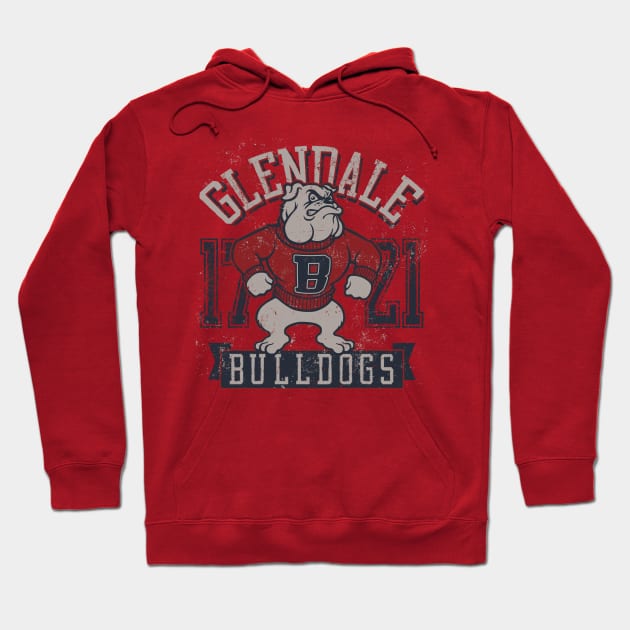 Glendale - Bulldogs Hoodie by viSionDesign